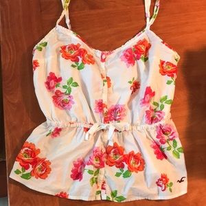 Hollister Floral Tank Top